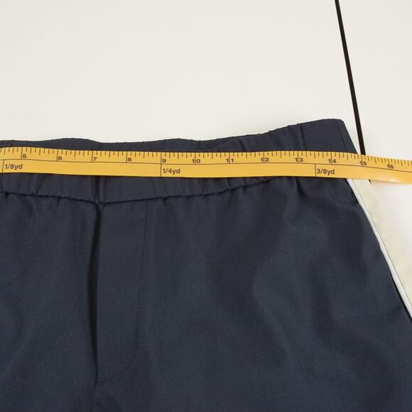 Zara Wide Leg Navy Blue Side Striped Trouser Tracker Pants Womens Sz S - Picture 5 of 14